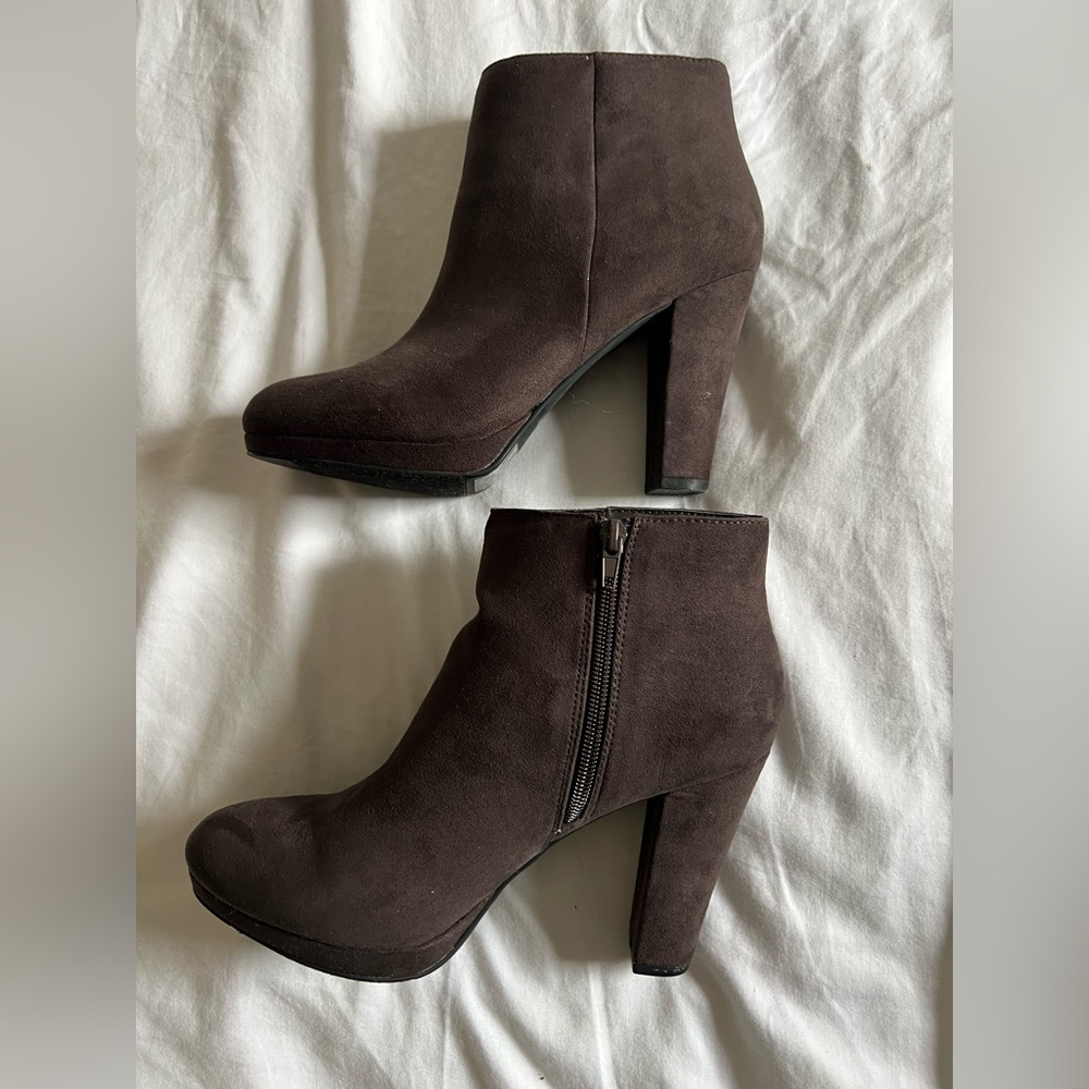 Dark grey booties -Forever21 size 8.5